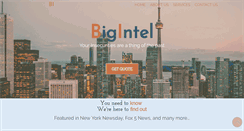 Desktop Screenshot of bigintel.com